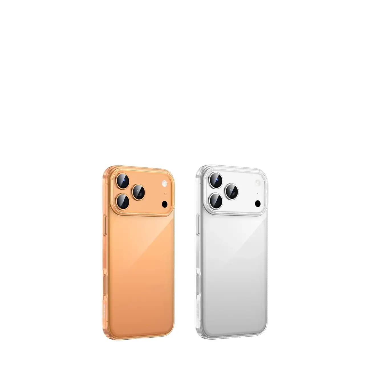 قاب اورجینال Green Lion شفاف Delgado Pc Case مدل Apple iPhone 17 Pro Max / iPhone 18 Pro Max – نارنجی (پک دار) — تصویر ۲