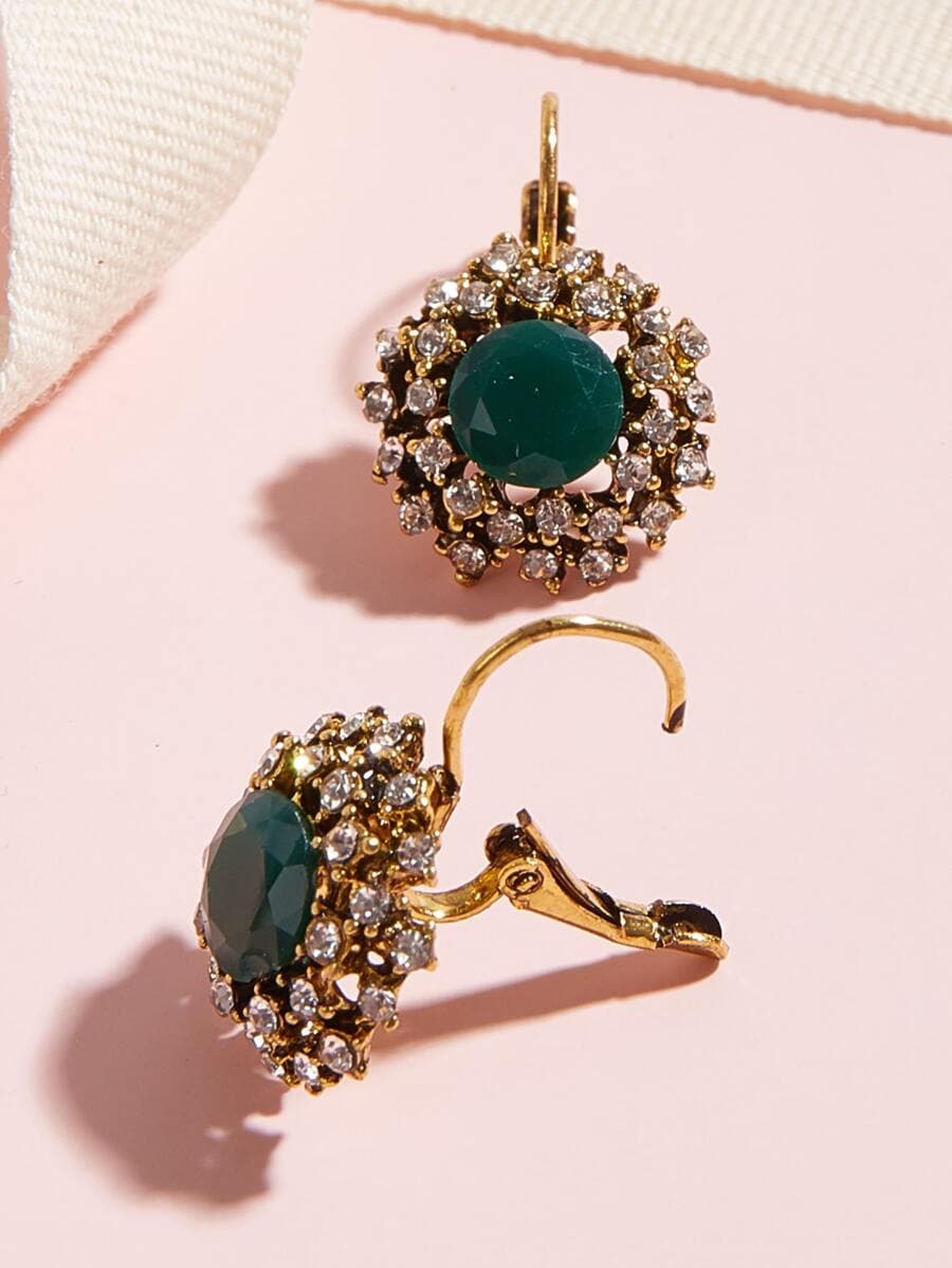 گوشواره میخی Rhinestone — 1 جفت — تصویر ۲