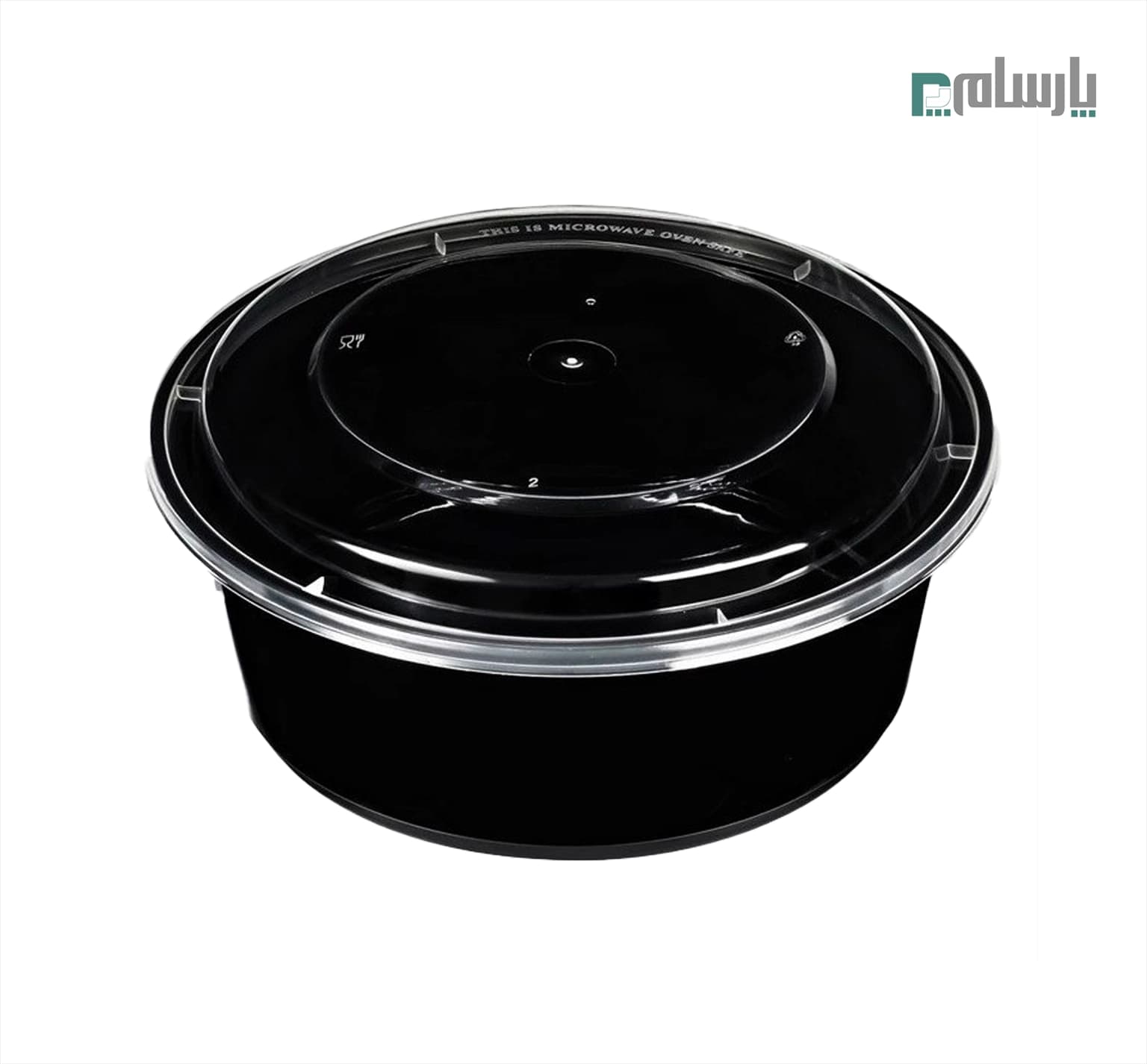 ظرف یکبار مصرف هات دليوري (گرد) 1250سی سی شفاف