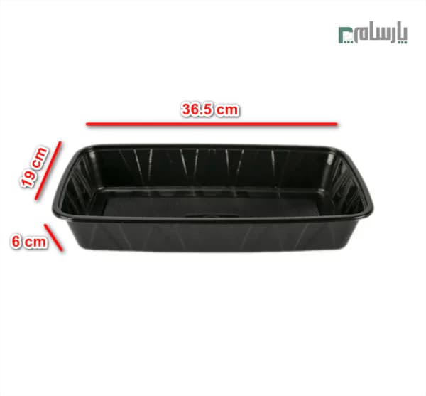 ظرف یکبار مصرف سلفی مشکی مهر پارسا کد 806 — تصویر ۲