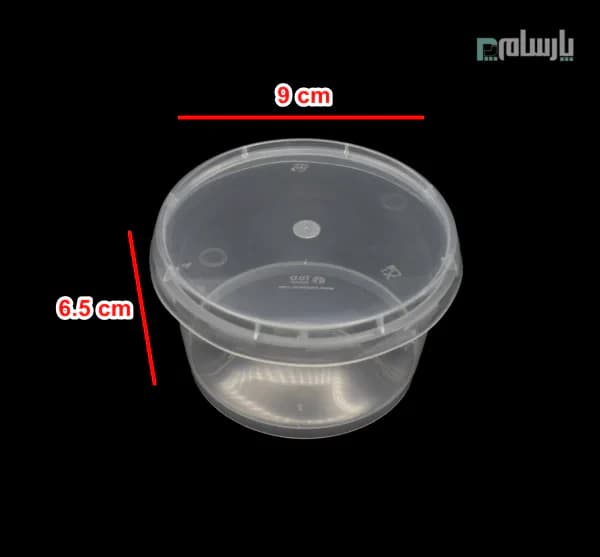 سطل یکبار مصرف مایکروویو 200 سی سی شفاف — تصویر ۲