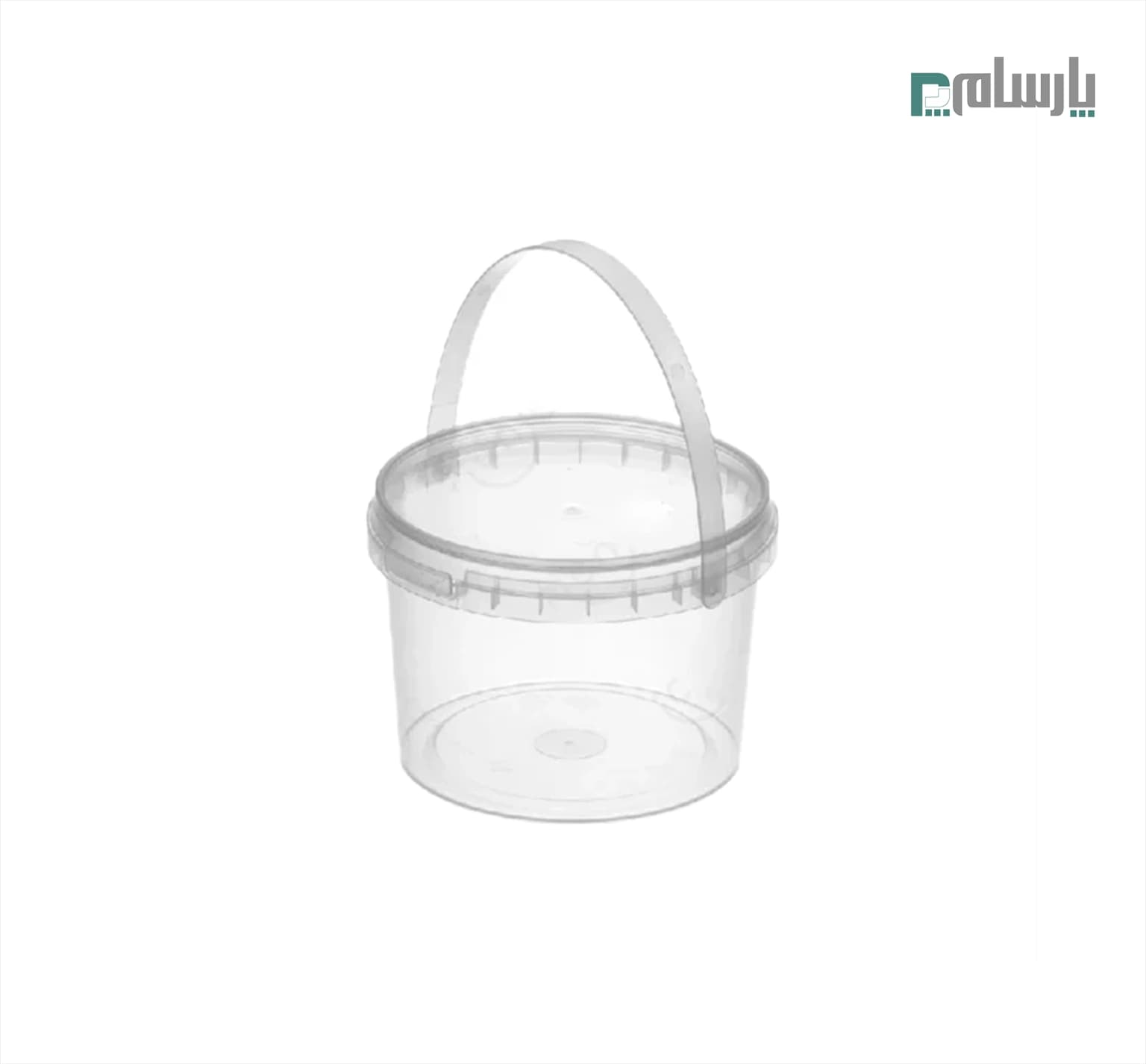 سطل یکبار مصرف ماکروویو 610 سی سی دسته دار شفاف
