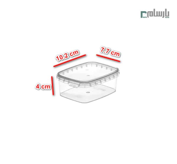 ظرف یکبار مصرف مایکروویو ۲۴۰ سی سی — تصویر ۲