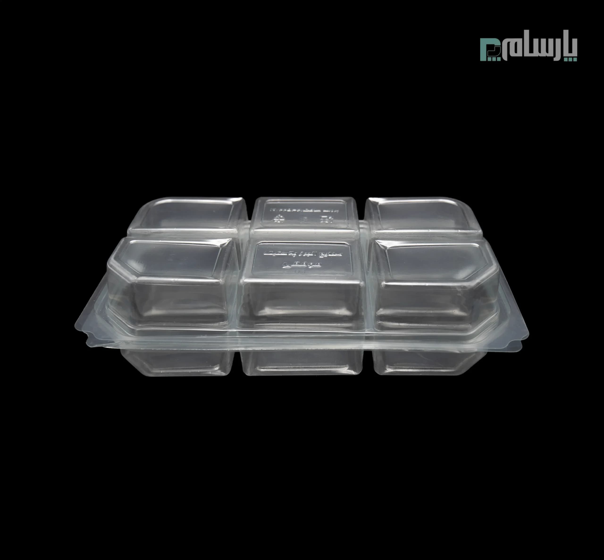 ظرف رولتی 6 خانه یکبار مصرف-پت