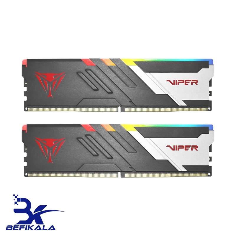 رم دسکتاپ پاتریوت ظرفیت 32 گیگابایت RAM 32GB PATRIOT VIPER VENOM 2*16
