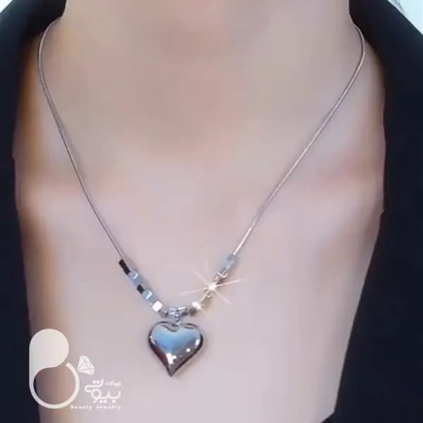 گردنبند قلب مکعبی — تصویر ۲