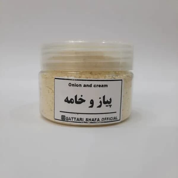 چاشنی پیاز خامه