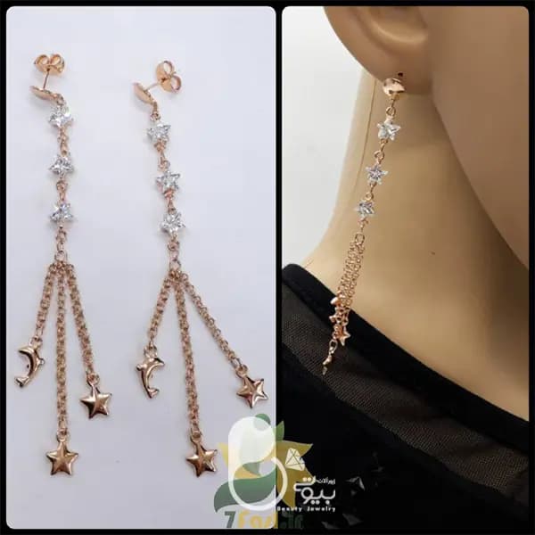 گوشواره آبشاری ژوپینگ بلند