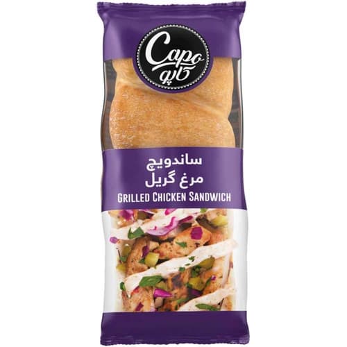 ساندویچ چاباتای مرغ گریل کاپو کاله(240 گرمی)