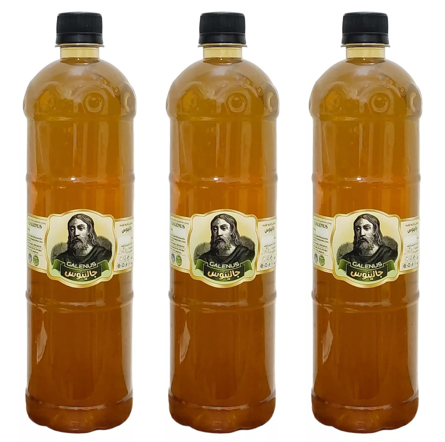سرکه انگور طبیعی سنتی جالینوس – 1 لیتر بسته 3 عددی