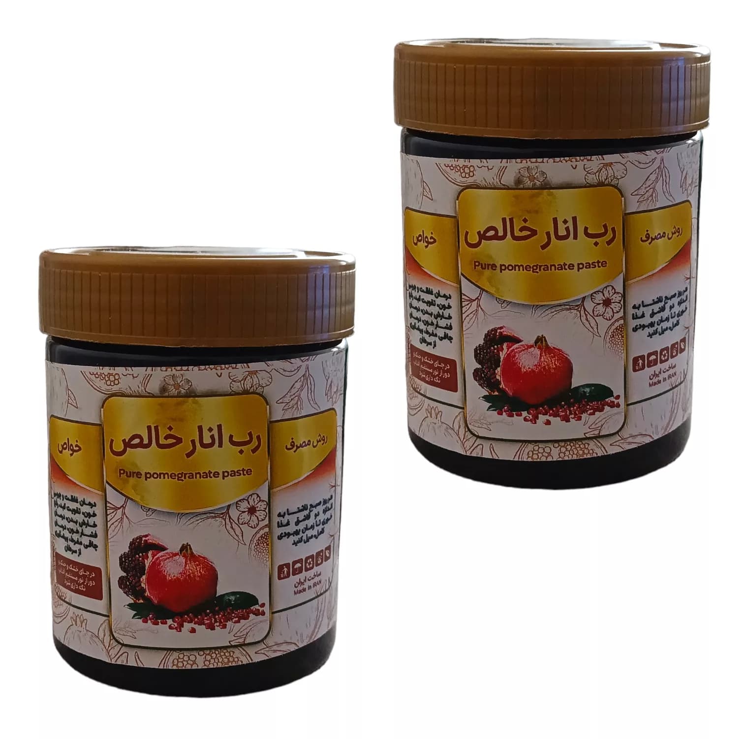 رب انار خالص – 500 گرم بسته 2 عددی