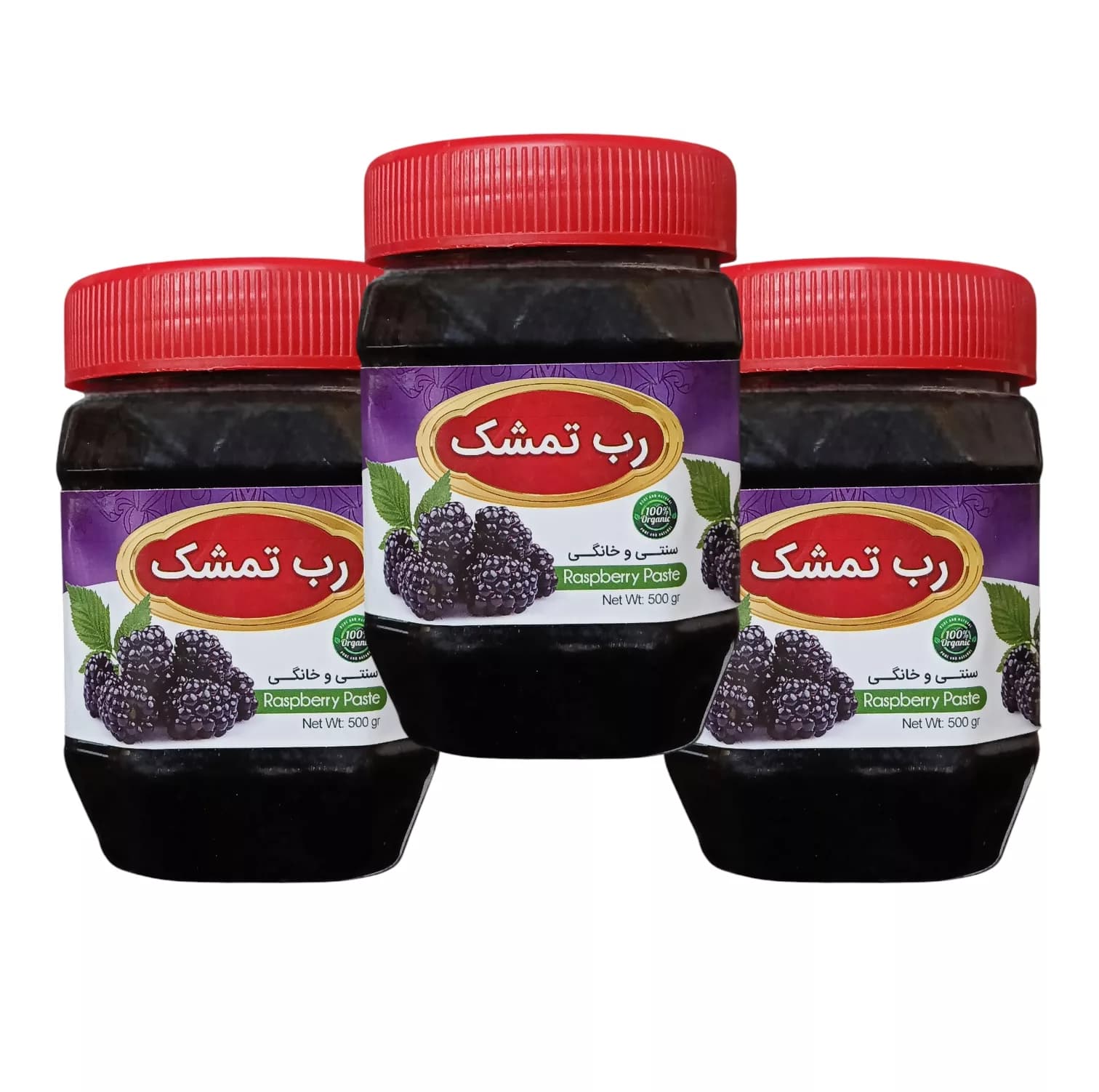 رب تمشک سنتی جالینوس – 450 گرم بسته 3 عددی