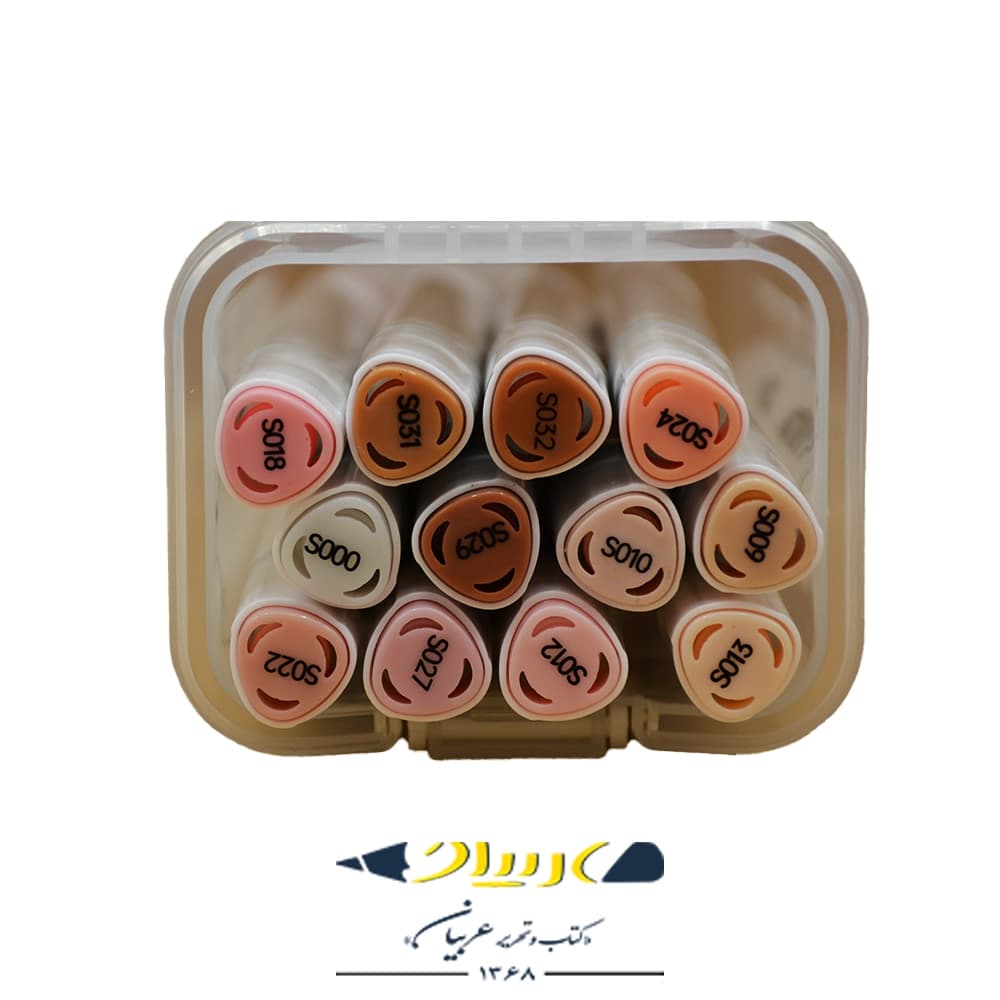 ماژیک راندو طیف پوست وینتر ۱۲ عددی — تصویر ۳