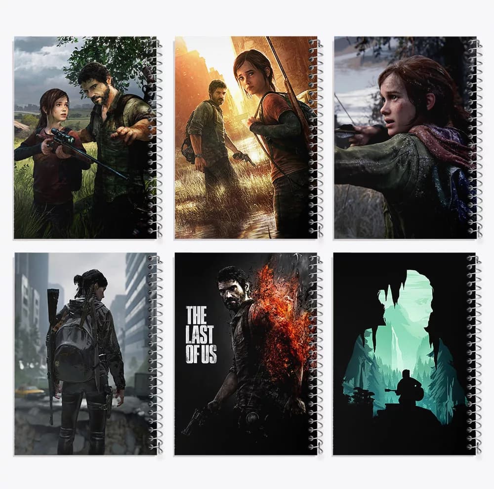 دفتر مشق 100 برگ خندالو طرح آخرین بازمانده از ما (The Last of Us) کد 612 مجموعه 6 عددی
