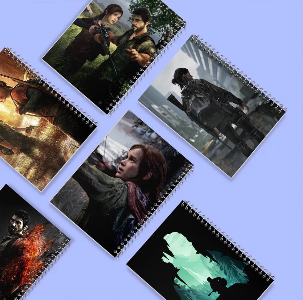 دفتر مشق 100 برگ خندالو طرح آخرین بازمانده از ما (The Last of Us) کد 612 مجموعه 6 عددی — تصویر ۸