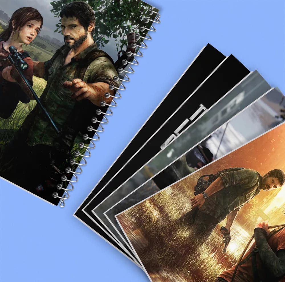 دفتر مشق 100 برگ خندالو طرح آخرین بازمانده از ما (The Last of Us) کد 612 مجموعه 6 عددی — تصویر ۶