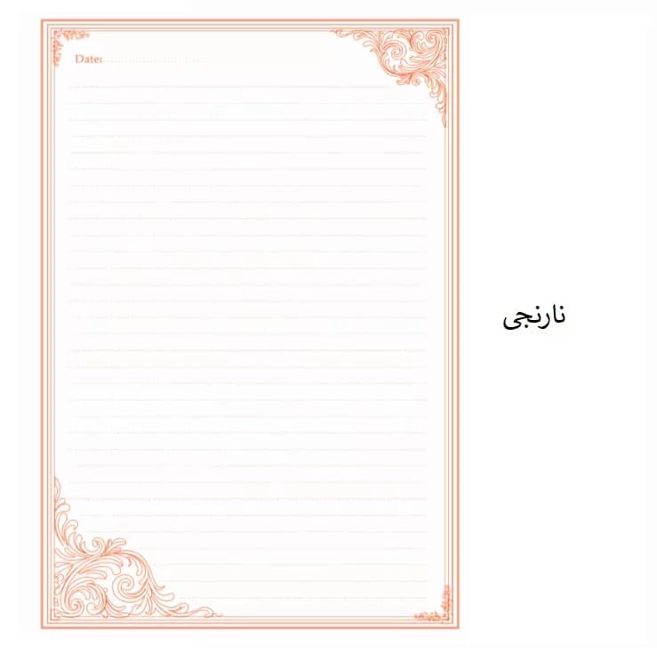 کاغذ چاپی A4 مدل خط دار طرح موج بسته 100 عددی — تصویر ۷