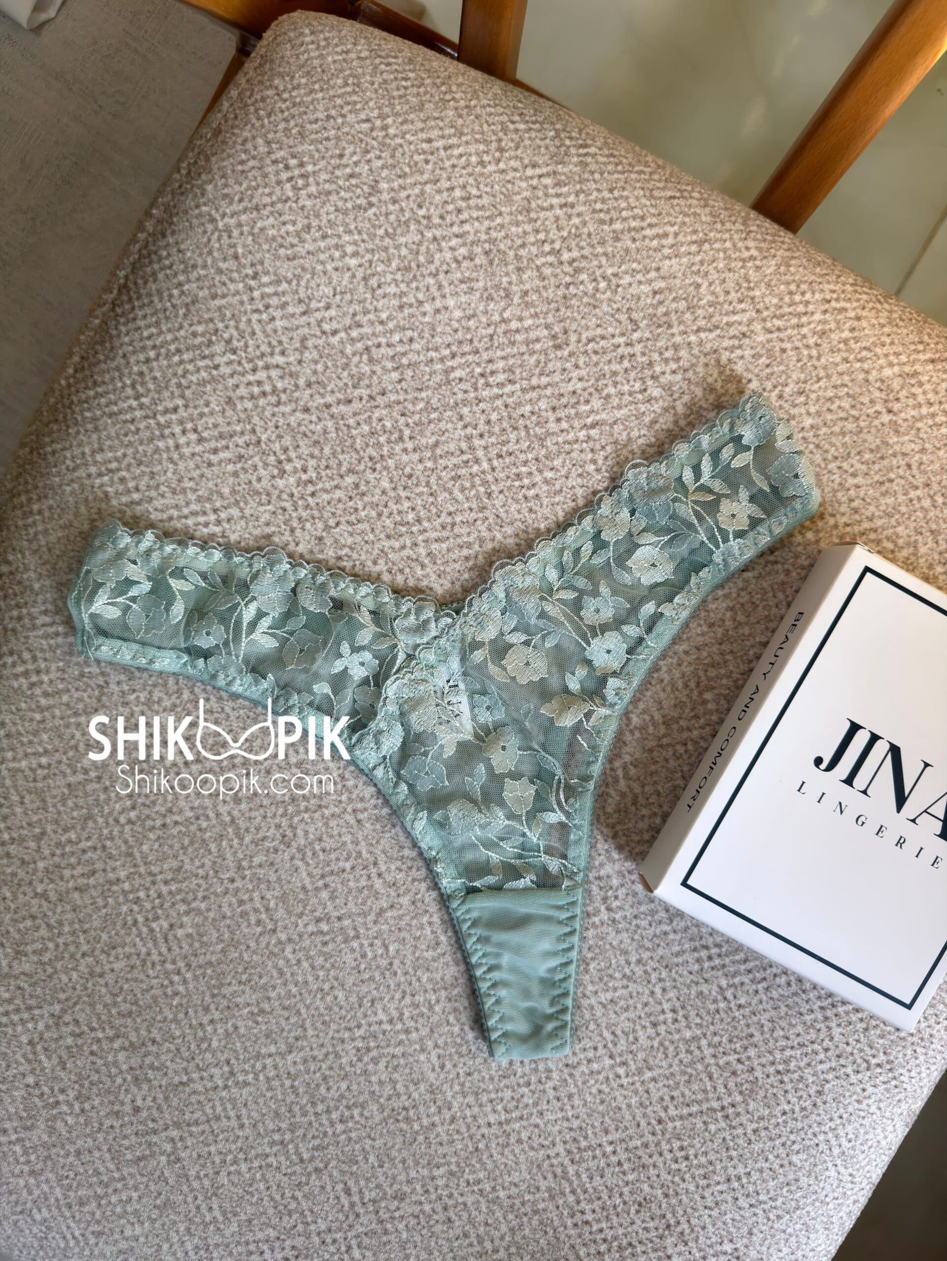 ست لباسزیر تورگلدوزی اروپایی کد3004 کاپ سی برندژیناjina — تصویر ۳