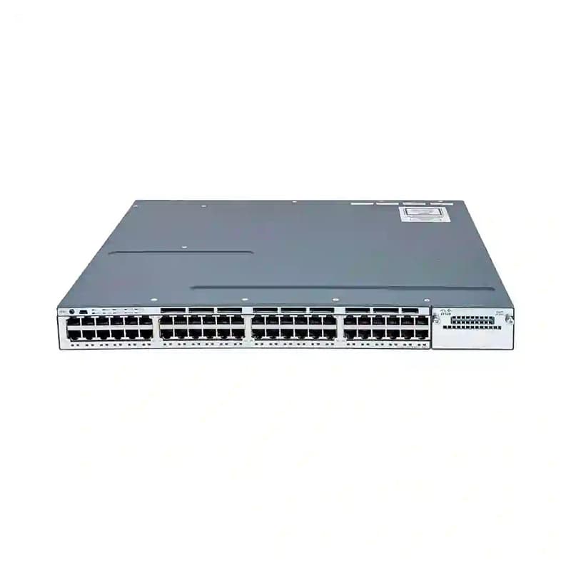 سوئیچ 48 پورت سیسکو مدل WS-C3750X-48PF-L برند GE-Tech