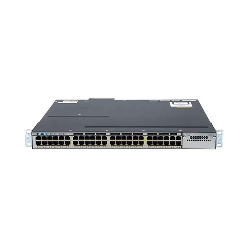 سوئیچ 48 پورت سیسکو مدل WS-C3750X-48PF-S برند GE-Tech