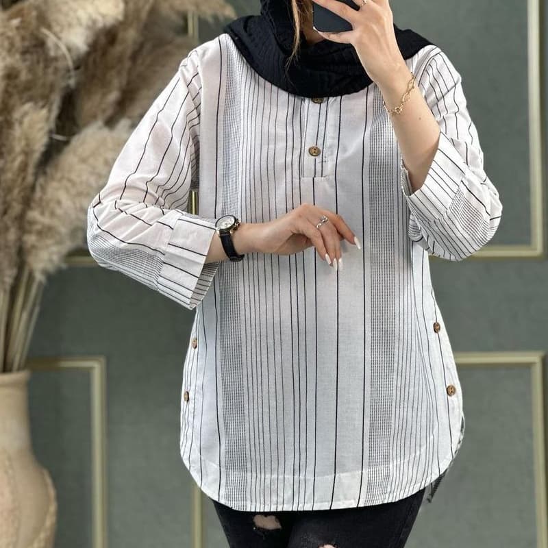 شومیز پیراهنی مدل رها (پک 4 عددی) — تصویر ۴