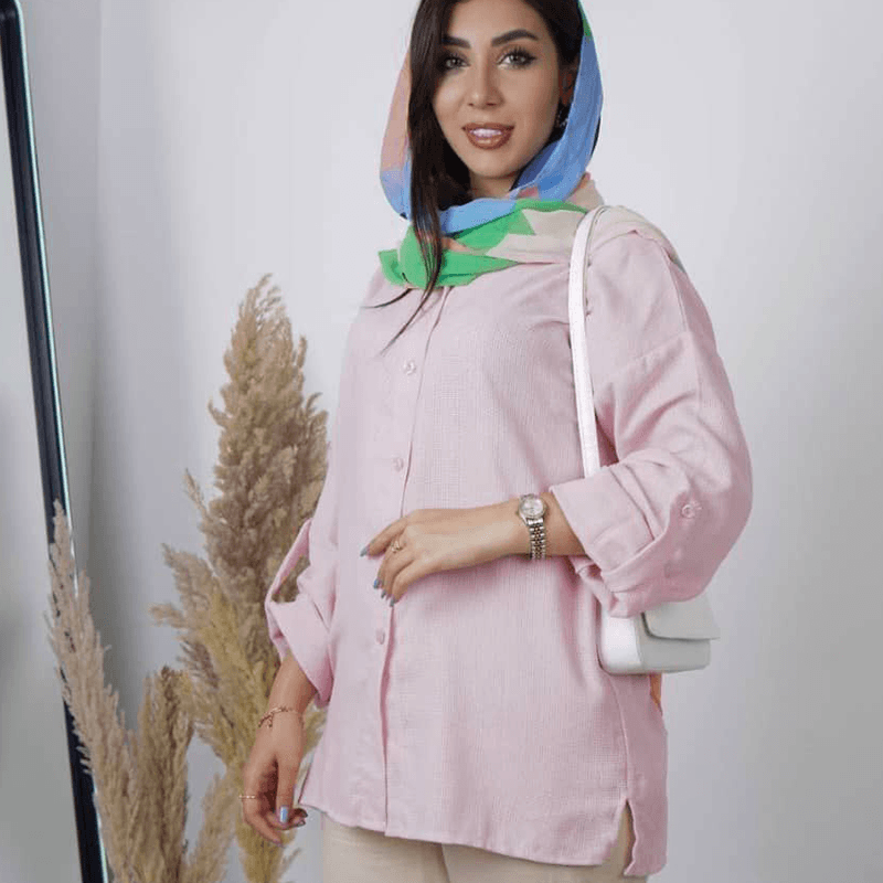 شومیز پیراهنی جلو باز حراجی(پک 6 عددی)