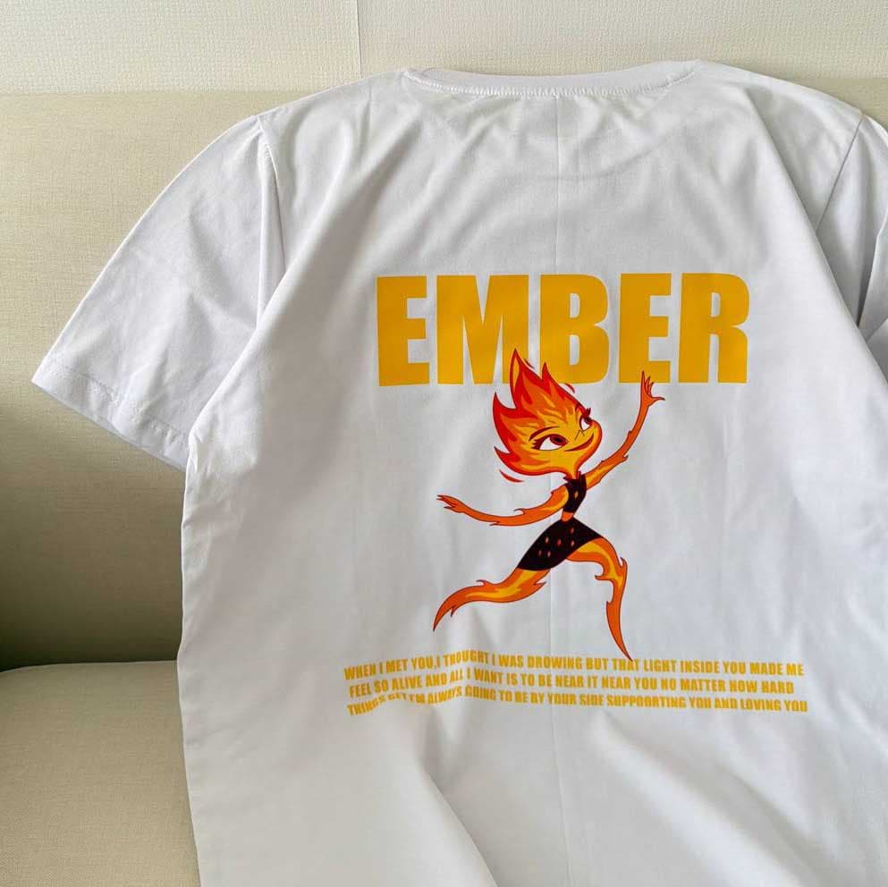 تیشرت طرح EMBER آب و آتش — تصویر ۳