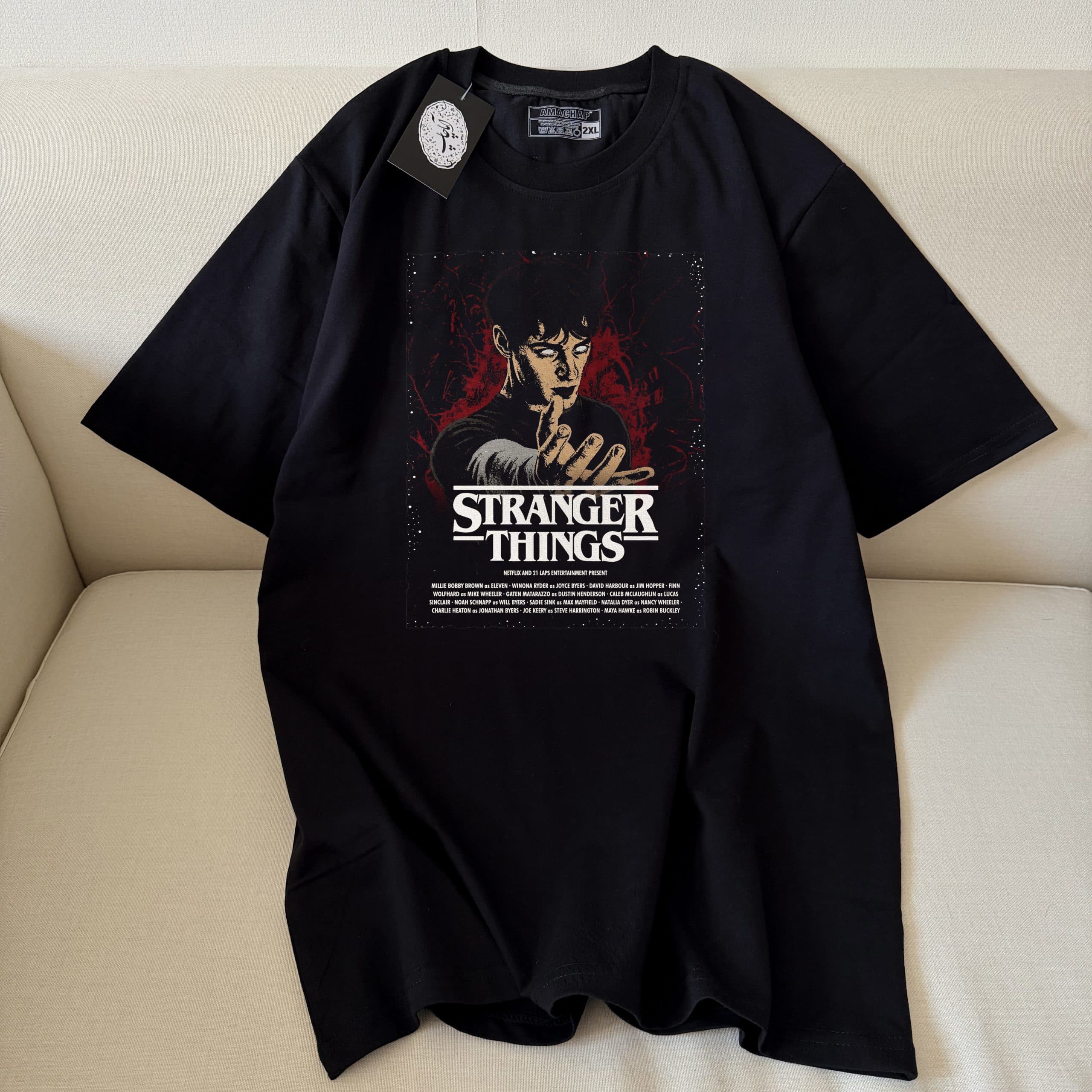 تیشرت نخ پنبه طرح Stranger Things WILL — تصویر ۲