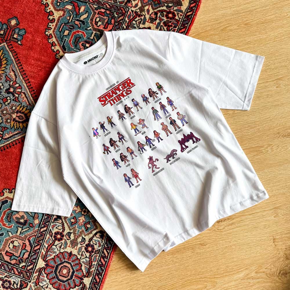 تیشرت نخ پنبه طرح Stranger Things LEGO — تصویر ۴