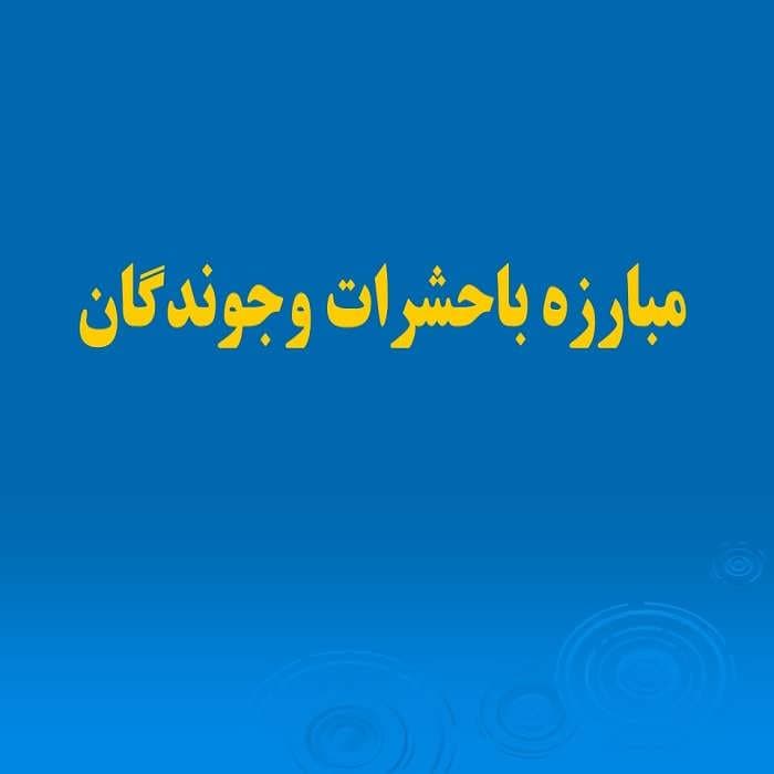 پاورپوینت مبارزه باحشرات وجوندگان