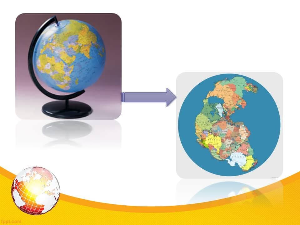 پاورپوینت کارتوگرافی و سیستم تصویرنقشه — تصویر ۴