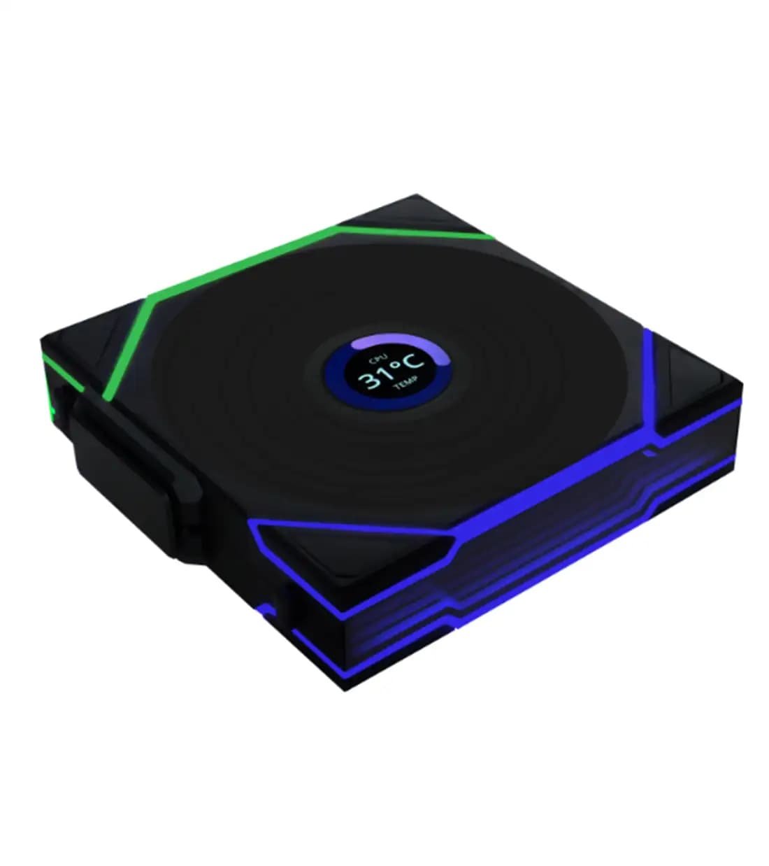 فن کیس LIAN LI مدل UNI FAN TL120 LCD Wireless Black — تصویر ۳