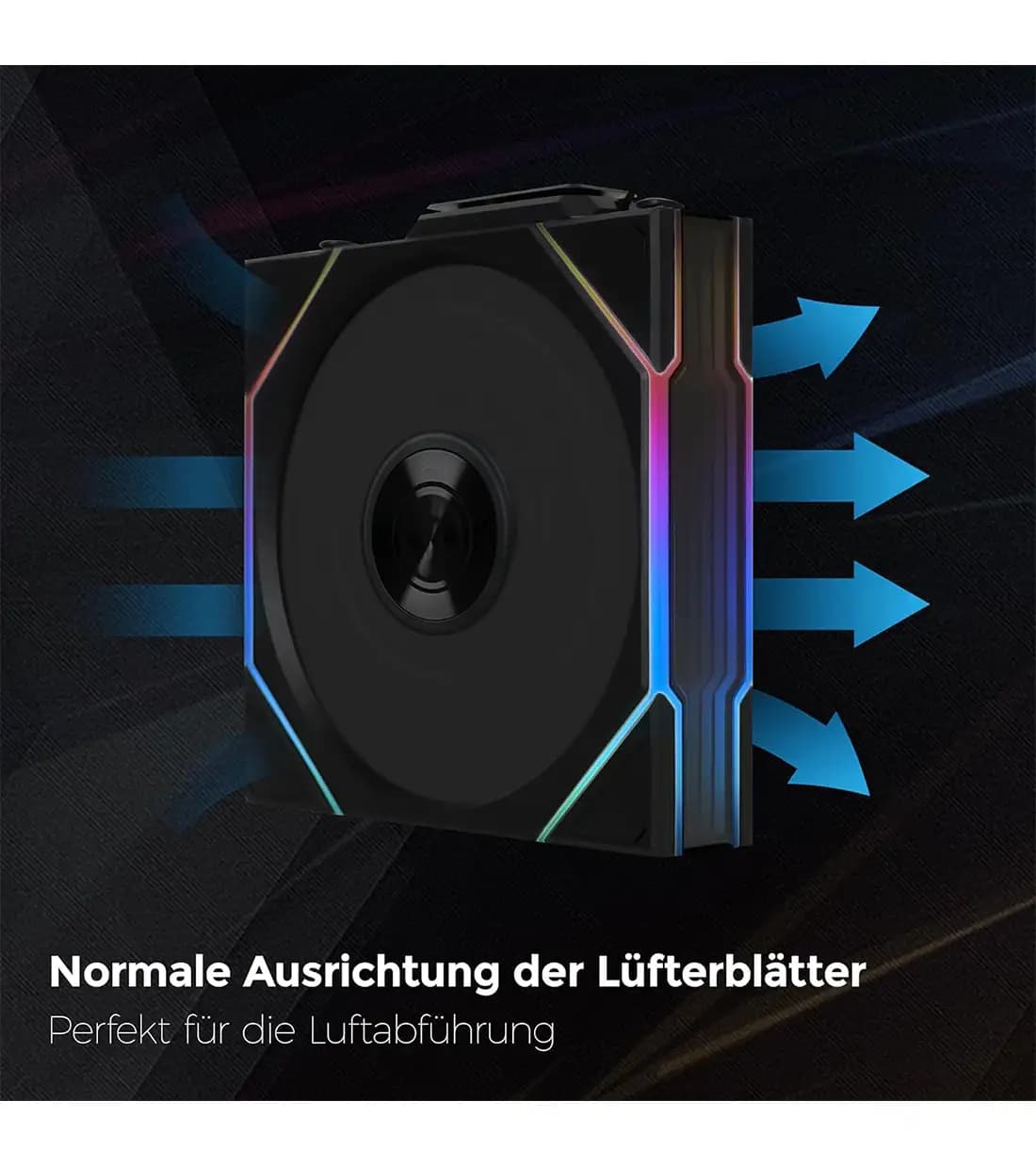 فن کیس LIAN LI مدل UNI FAN TL120 Wireless Black — تصویر ۴