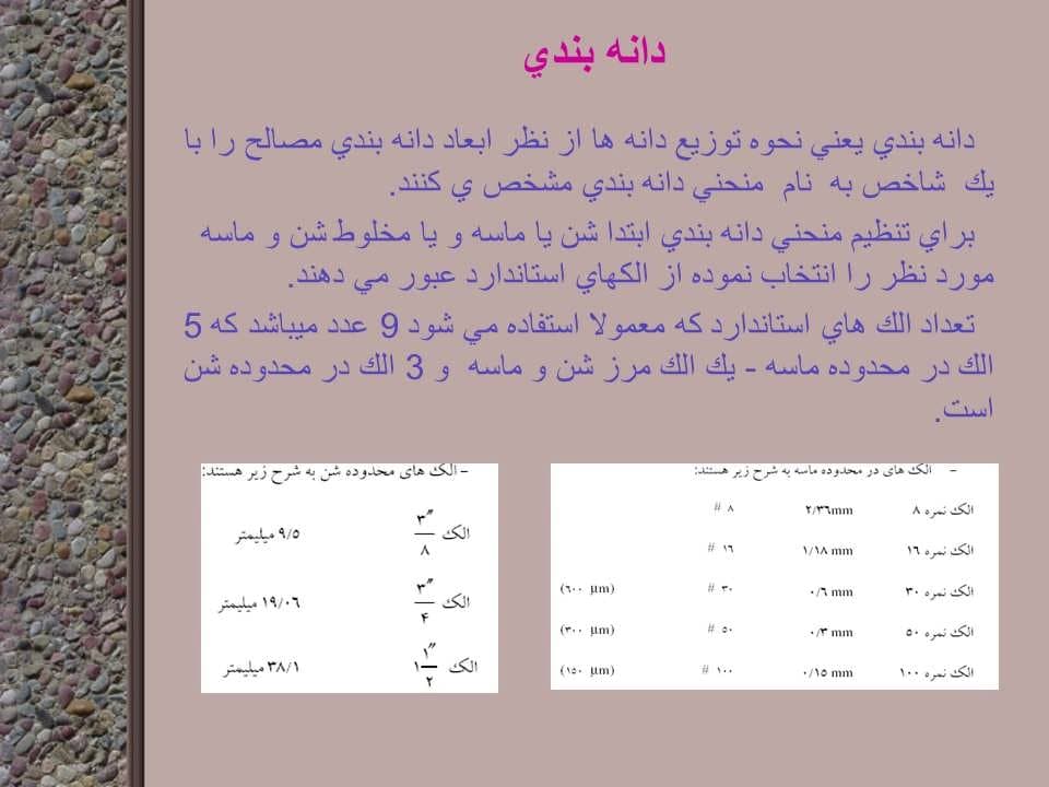 پاورپوینت شن، ماسه و خاک رس — تصویر ۳