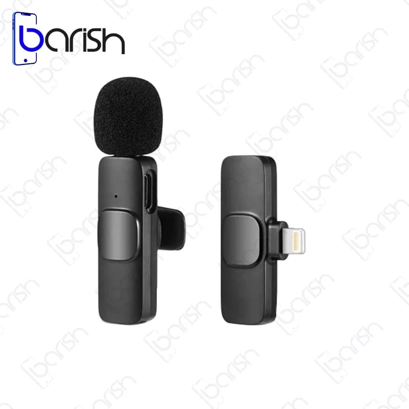 میکروفن یقه ای بی سیم با رابط لایتنینگ مدل K9
