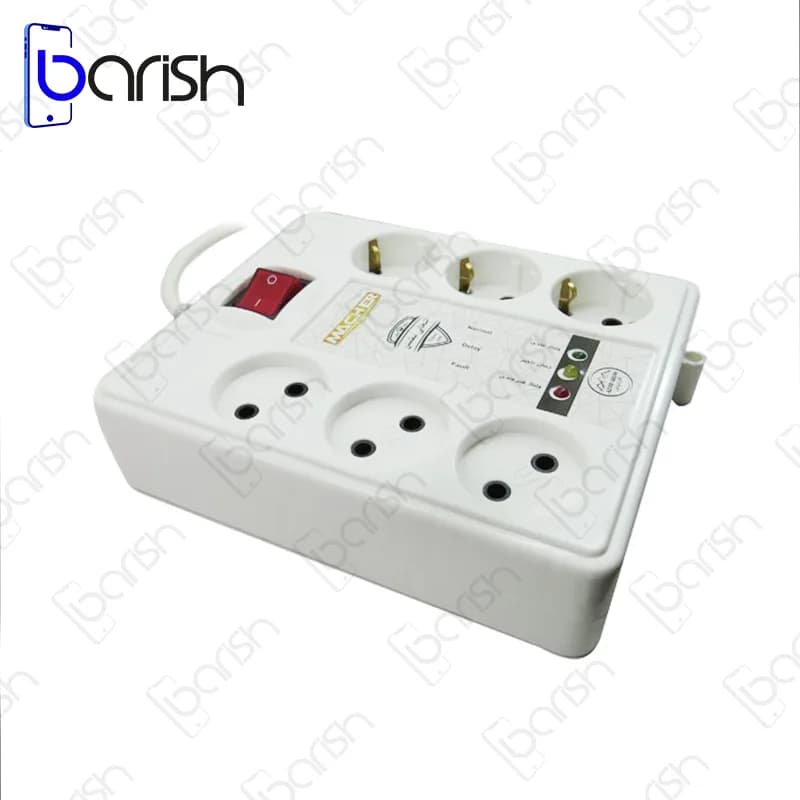 محافظ برق 6 خانه مچر مدل MR-227 — تصویر ۲