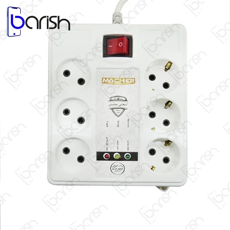 محافظ برق 6 خانه مچر مدل MR-227