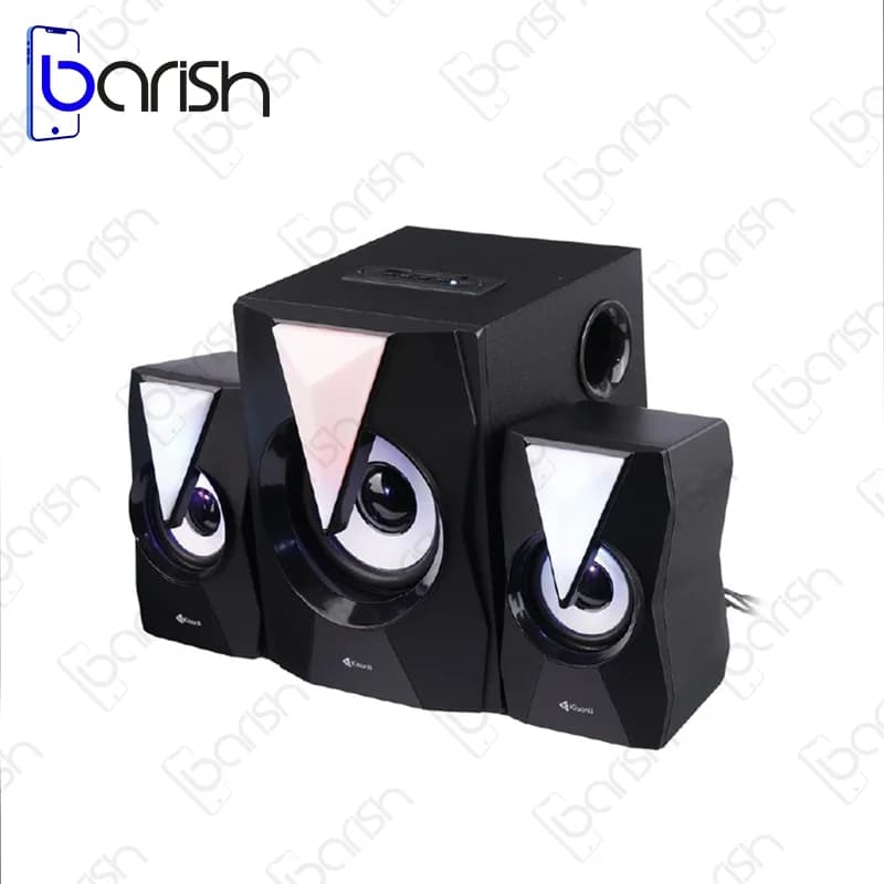 اسپیکر سه تکه رومیزی کیسونلی مدل TM-4000U ( رم و فلش خور ) — تصویر ۲