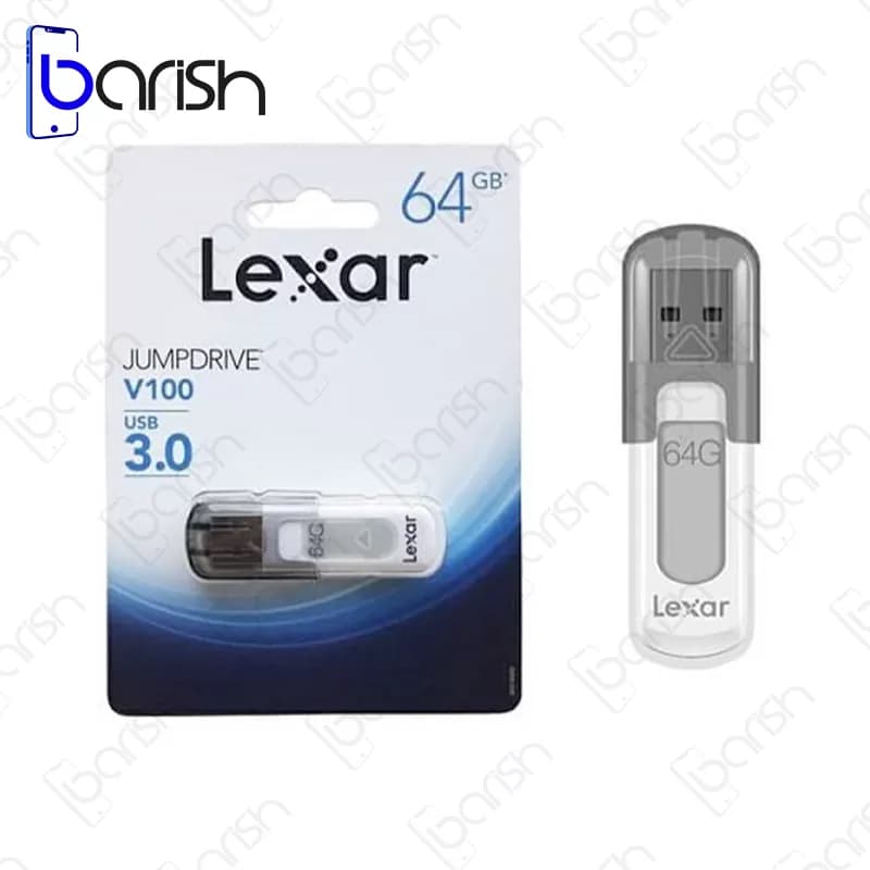 فلش مموری لکسار مدل V100 ظرفیت 64 گیگابایت USB3.0 — تصویر ۳