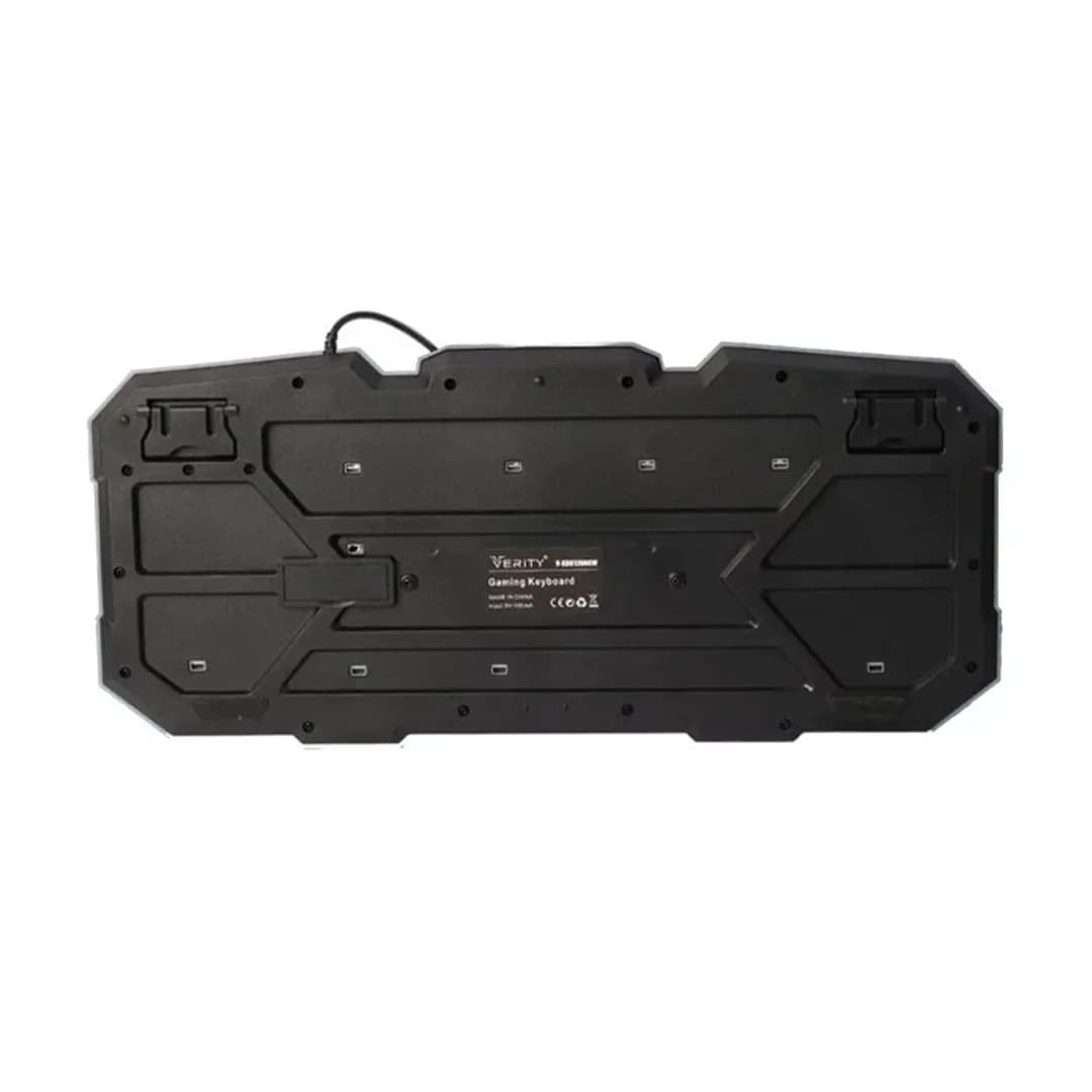 موس و کیبورد گیمینگ سیمی RGB وریتی مدل V-KB6126GCW — تصویر ۴