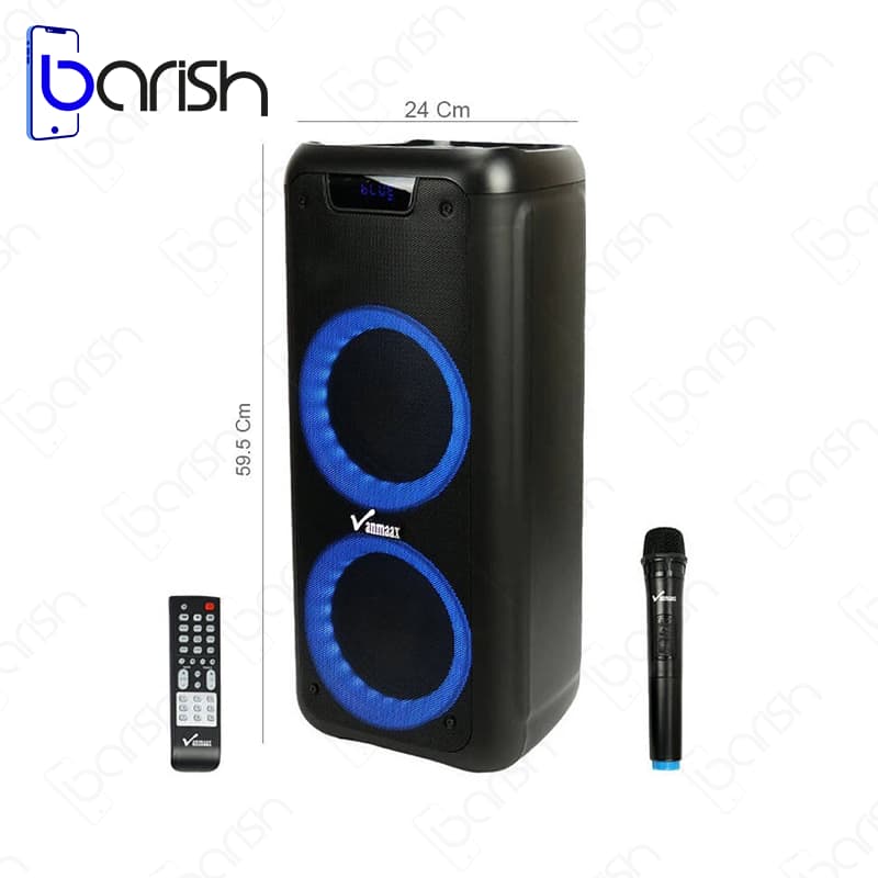 اسپیکر بلوتوثی قابل حمل وان مکس مدل MAX-350 — تصویر ۲