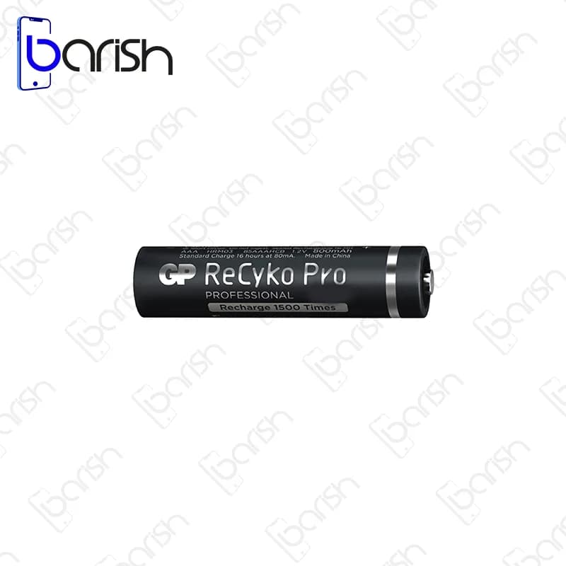 باتری قلمی 1800mAh شارژی GP ReCyko+PRO – بسته 2 عددی — تصویر ۳