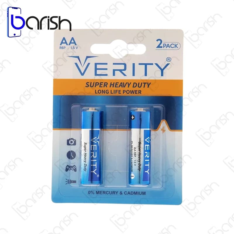باتری قلمی وریتی مدل R6P – بسته 2 عددی