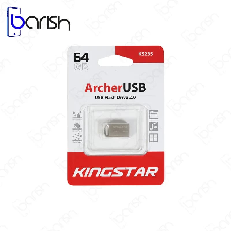 فلش مموری کینگ‌استار مدل KS235 ظرفیت 64 گیگابایت USB2.0 — تصویر ۳