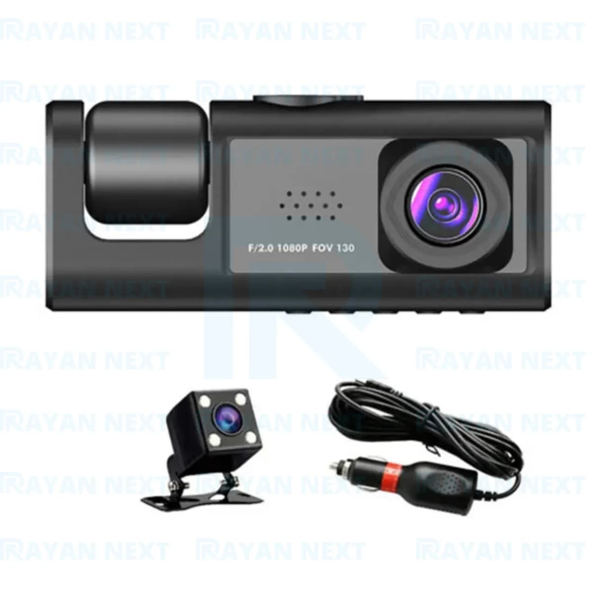 دوربین ثبت وقایع خودرو ۳ لنز Black Box مدل C309