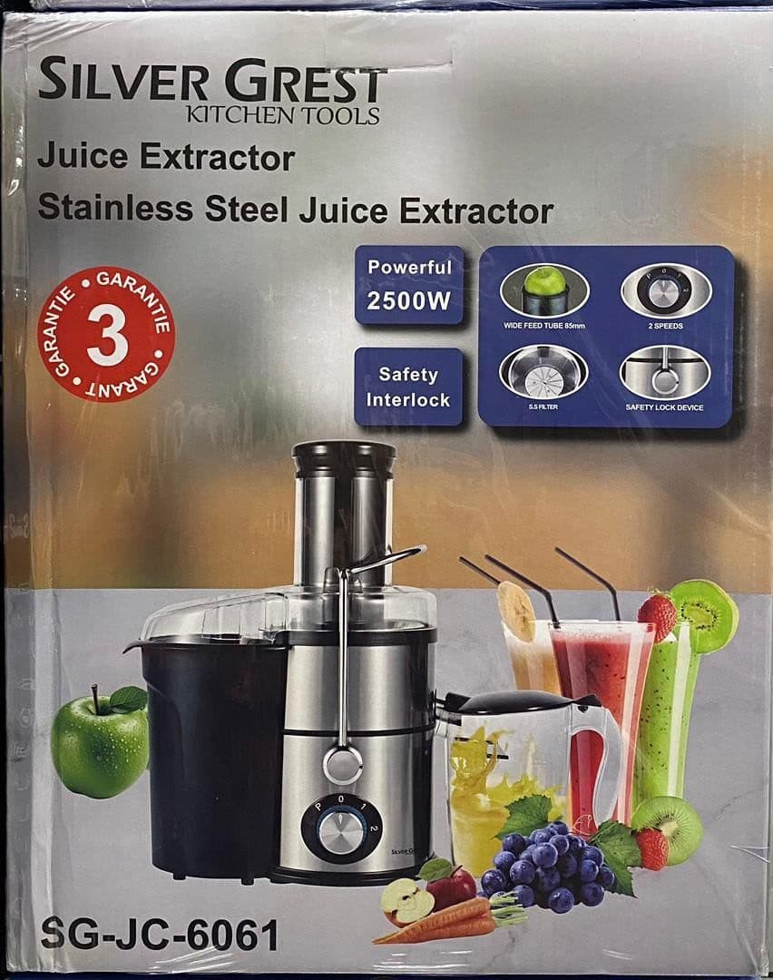 آبمیوه گیری تک کاره سیلور کرست SILVER CREST SG-JC-6061 — تصویر ۲