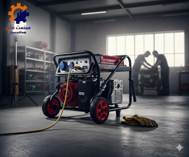 موتور برق بنزینی تک‌فاز 2.8 کیلوواتی ولکانو مدل VL4500 E
