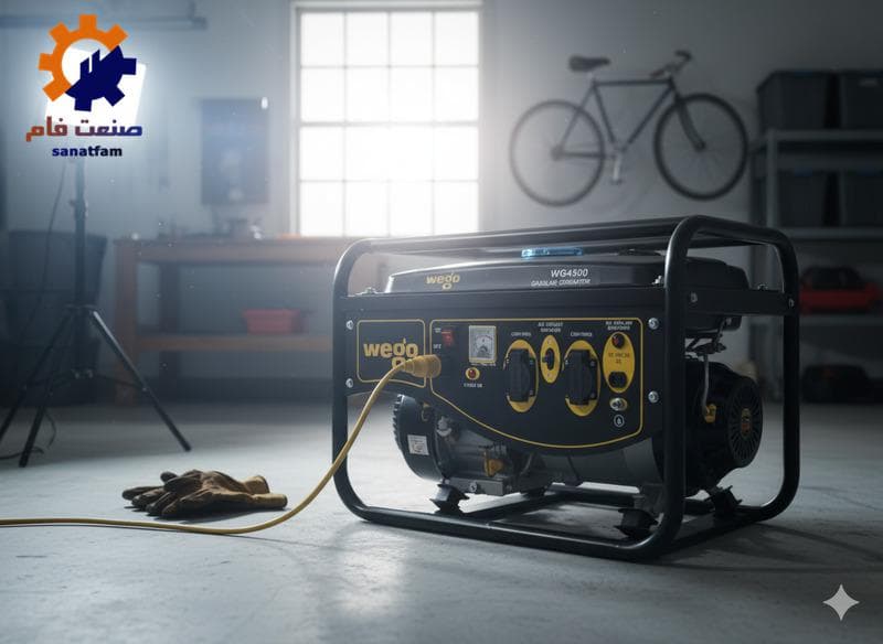 موتور برق بنزینی تک‌فاز 2.8 کیلوواتی ویگو مدل WG4200