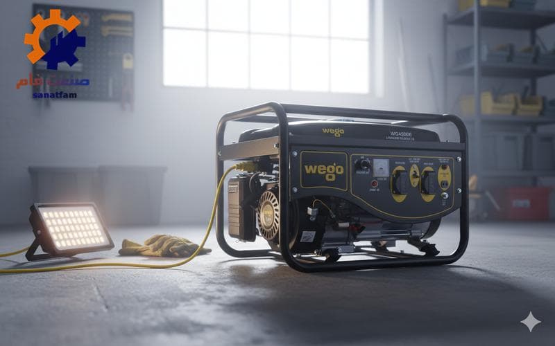 موتور برق بنزینی تک‌فاز 3 کیلوواتی ویگو مدل WG4500 E