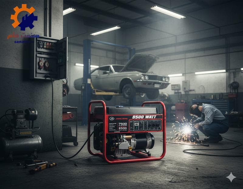 موتور برق بنزینی 8.5 کیلووات جیانگ دانگ JD 8500 THEB